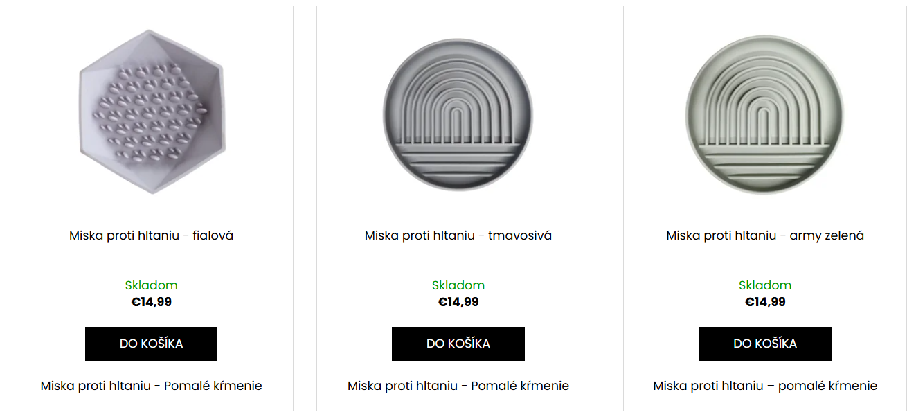 www.lilos.sk misky proti hltaniu